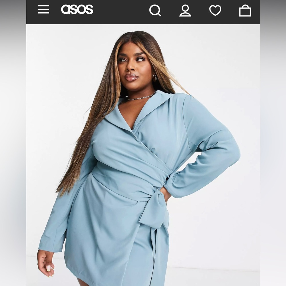 NWT ASOS wrap dress